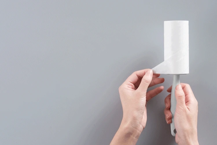 Whitecat Pet Hair Lint Roller For Clothes Dog Cat Hair Fur