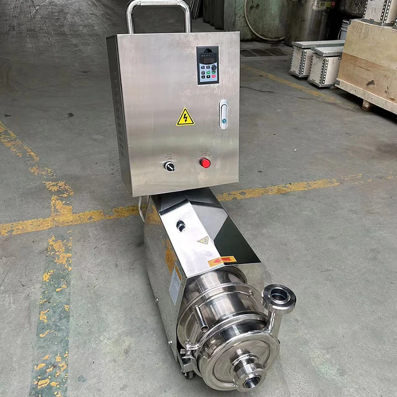1HP 220 В 50 Гц пищевая нержавеющая сталь SS304 санитарно-гигиенический насос для молочных напитков мобильный центробежный с