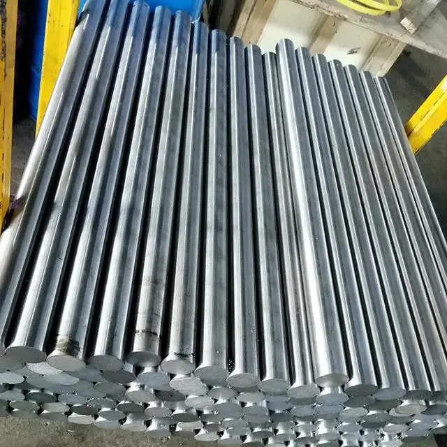 Hard Chrome Plated DIN 1.2711 Cemented Steel Rods 54NiCrMoV6 Low Carbon Steel Solid Round Bar