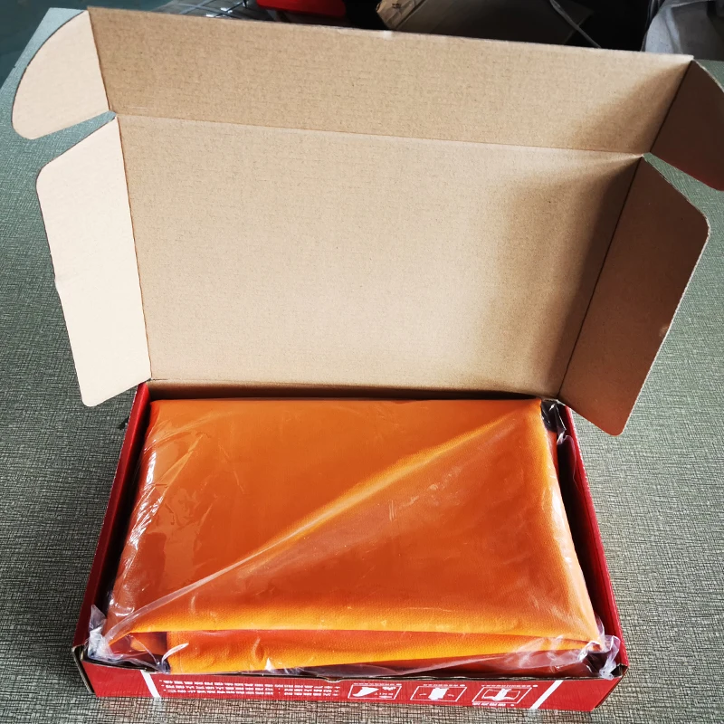 Домашняя пожарная изоляция аварийная безопасность носимые одеяла огнеупорная защита плащ со светоотражающей полосой