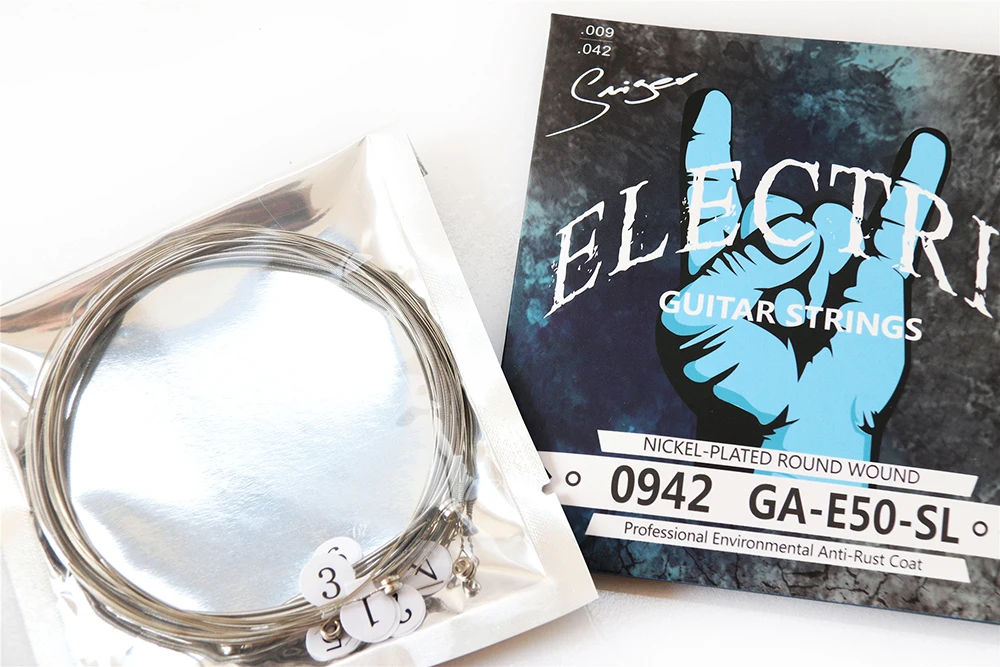 Custom logo guitar string packaging guitar part string with wholesale price