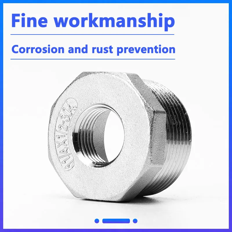 Quality Metal Products Stainless Steel 304 Thread Bushing For Pipeline Connection System