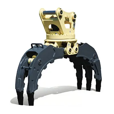 Mini Excavator Grab High Quality 15 Tons Excavator Hydraulic Grapple With Rotation