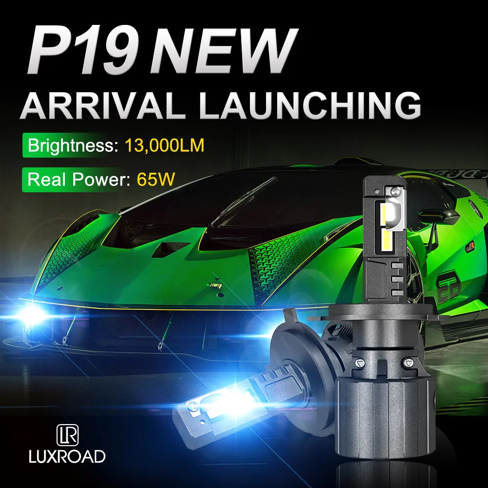 LUXROAD P19 130 Вт Автомобильные светодиодные фары производитель автомобильных фар автомобильные лампы H7 для Галогенные Светодиодные H11