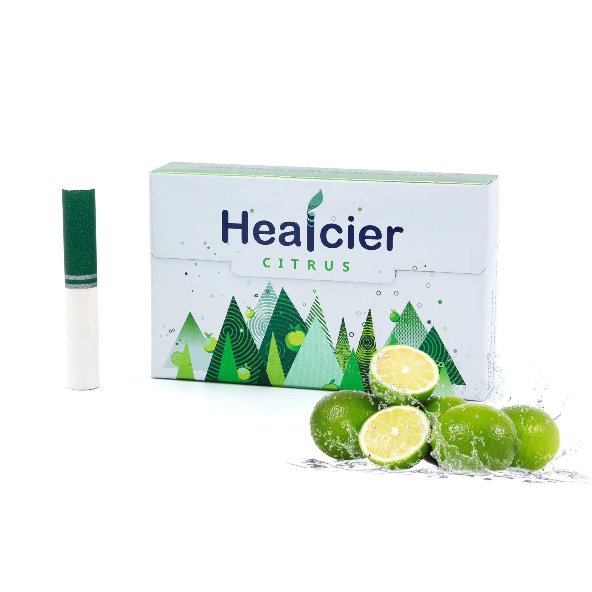 Healcier heat not burn botanical extracts no nicotine healthy alternative to vapor electronic cigarettes