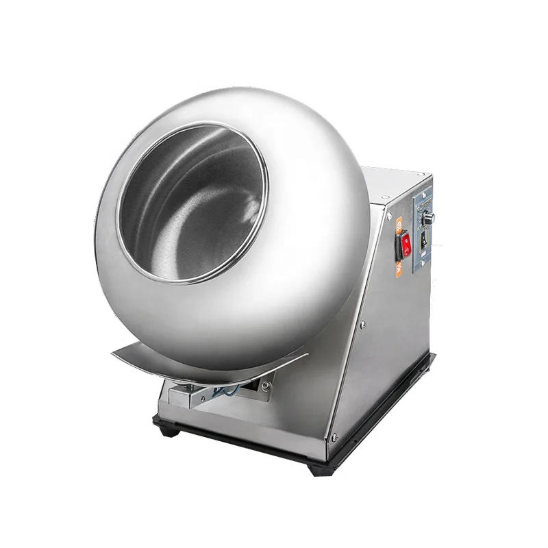 Table top Chocolate peanut sugar nut coating machine icing machine
