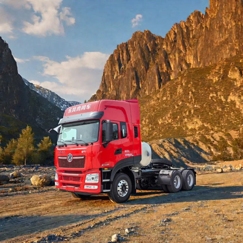 Грузовой автомобиль Dongfeng Tianlong KL, тяжелый грузовик 520 л.с., трактор 6 х4 LNG