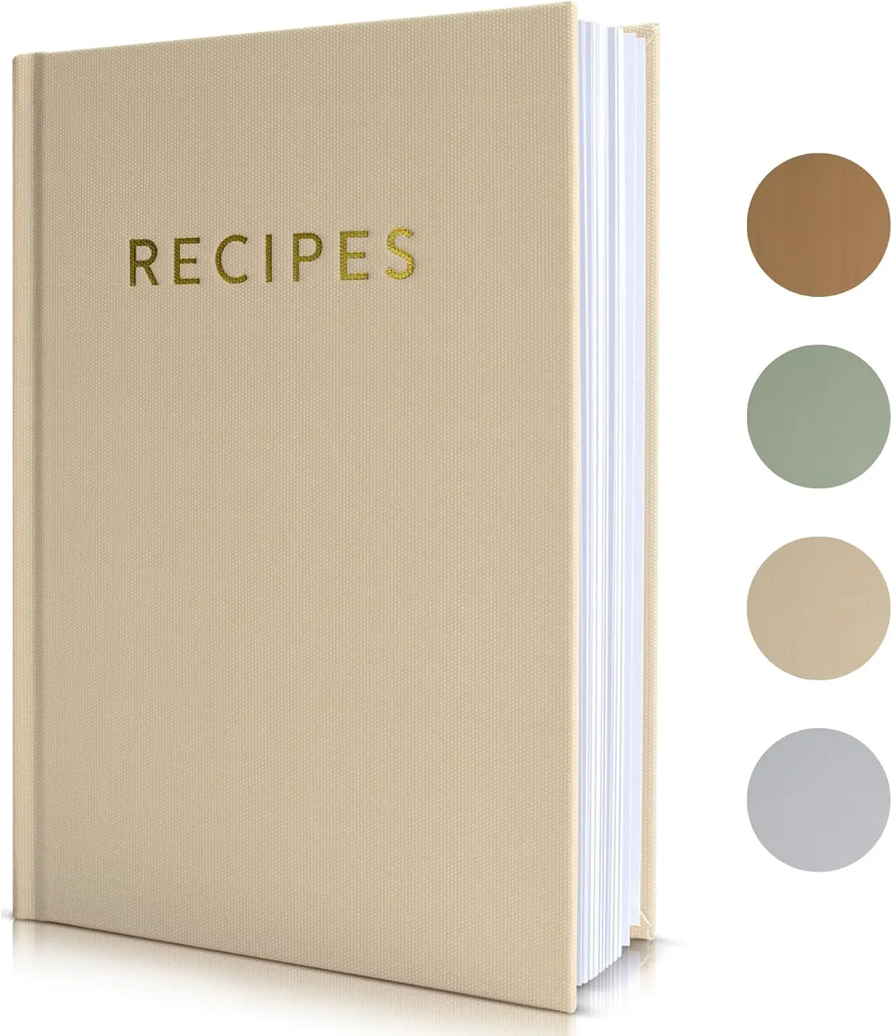 Custom Blank Recipe Book with Waterproof Cover The Perfect Recipe Notebook  120 pages hard cover blank recipe book