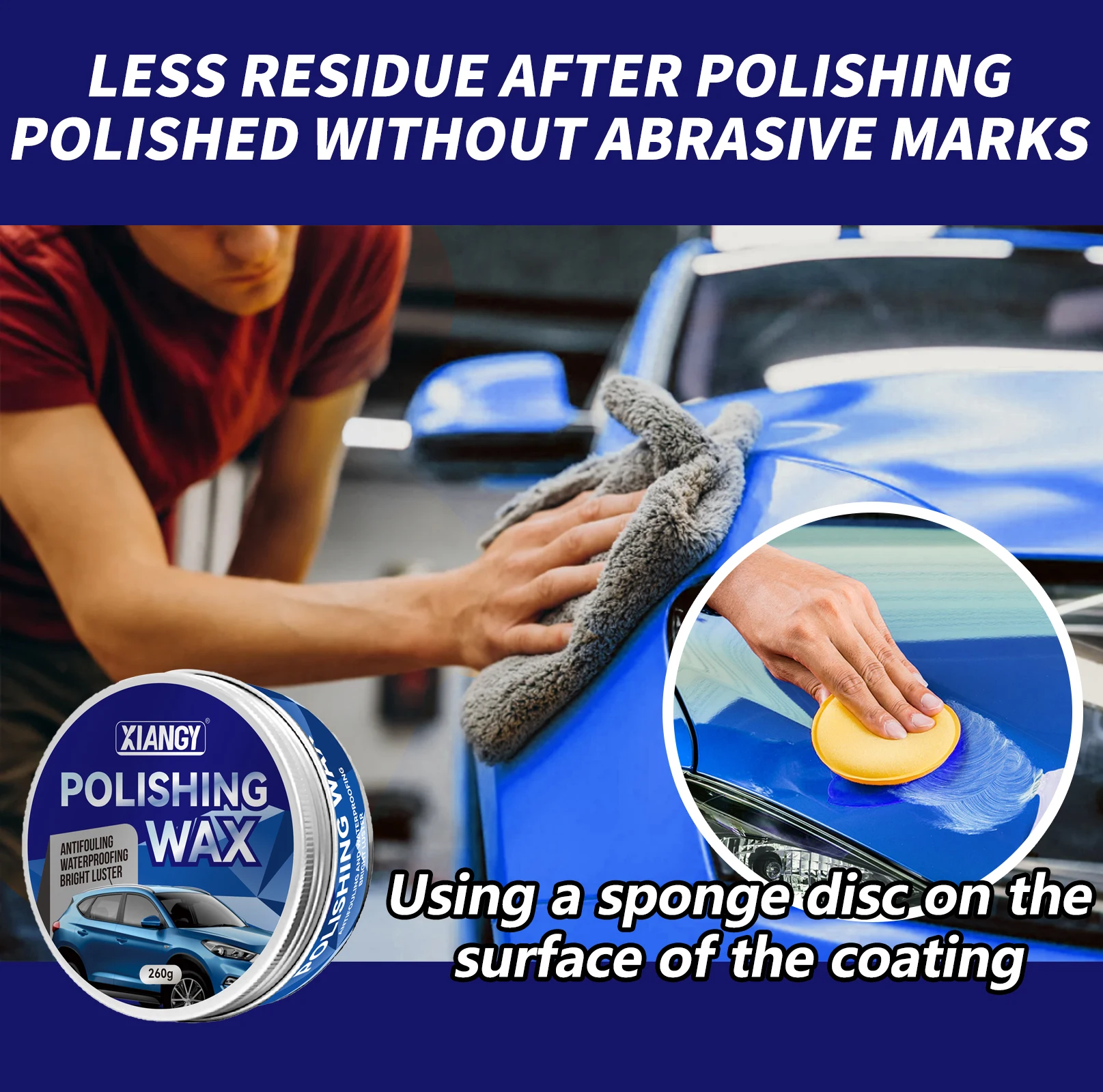 Car Polishing Compound Machine Polish Scratch Detailing Vehicle Polish Chemical Car Shine Wax