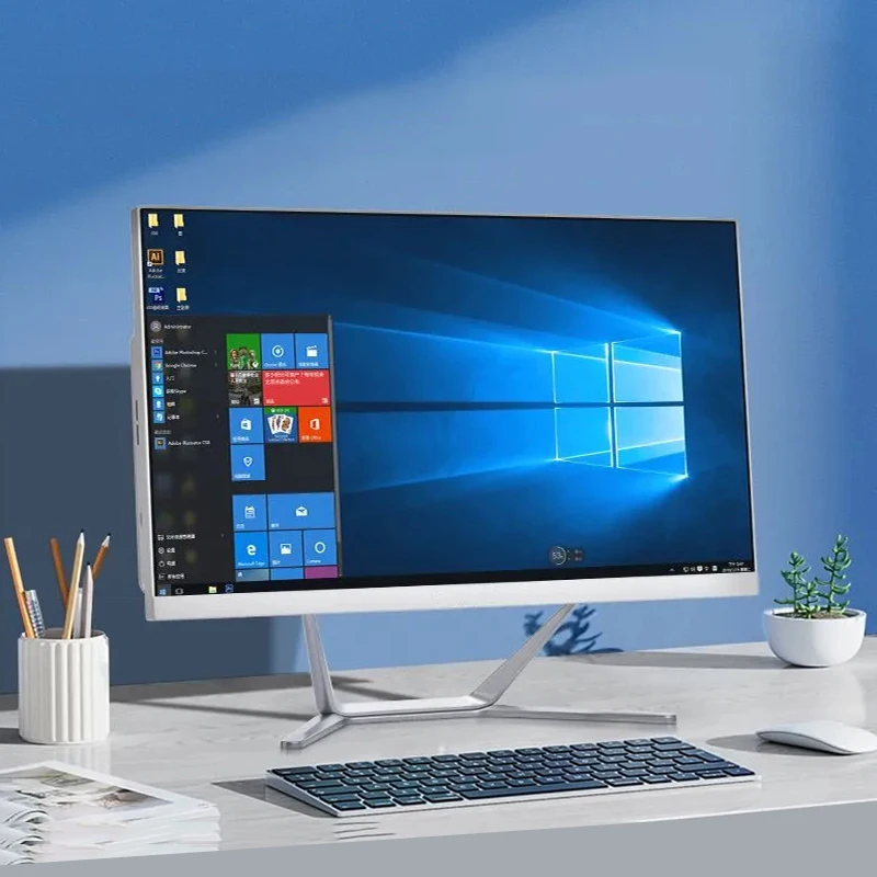All-in-one PC Desktop Computer Core i5 PC AIO 21.5 23.8inch i7 i9 8gb Computador DDR4 All In One Computer