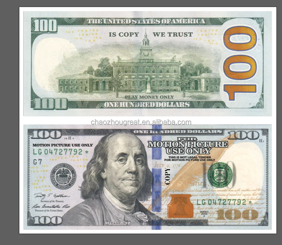 Money Wholesale 100pcs Realistic Paper Bills Toy Banknotes Prop Note USA 20 Dollar Party Prop Money for Movie Wedding and Event