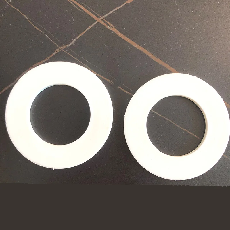 Manufacturing Custom 2mm Diameter Flat Round O ring Rubber Seal Washer White PU Mat Polyurethane Buffer Rubber Gasket