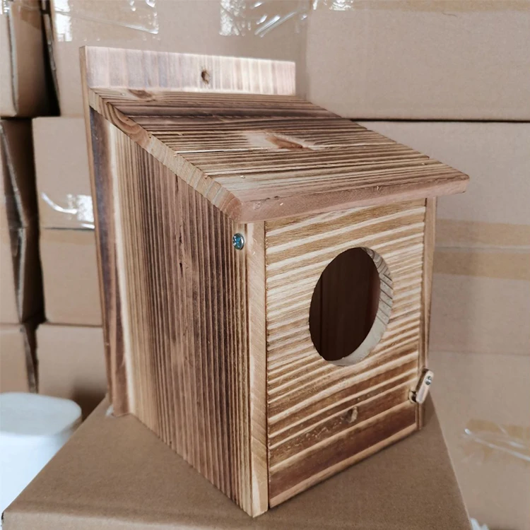 Bird Houses For Outside,Wooden Outdoor Bird Nest For Bird Families Bluebird Finch Cardinals,Tree Hanging Birdhouse for Garden