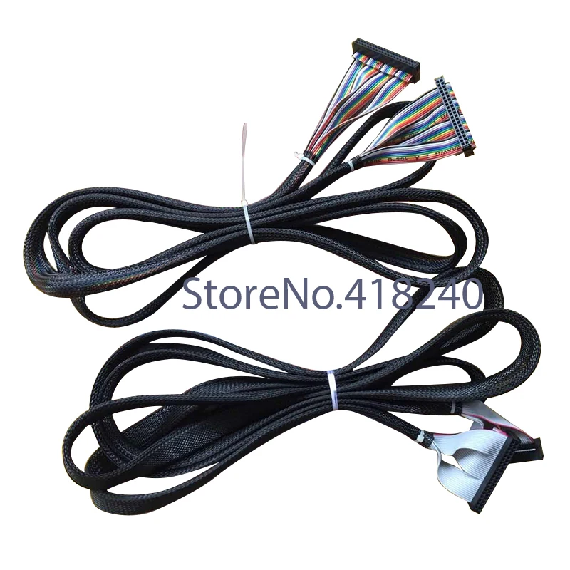 Computer Embroidery Machine Accessories Operating Head Display 30P 34P 40P Motherboard Cable 34P U Disk Row Wire