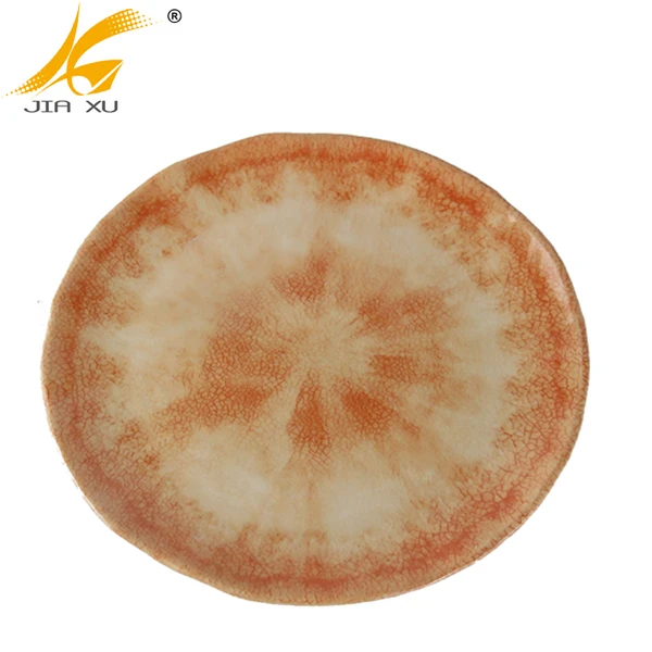 
100% melamine plate A5 high quality wavy dinner plate 