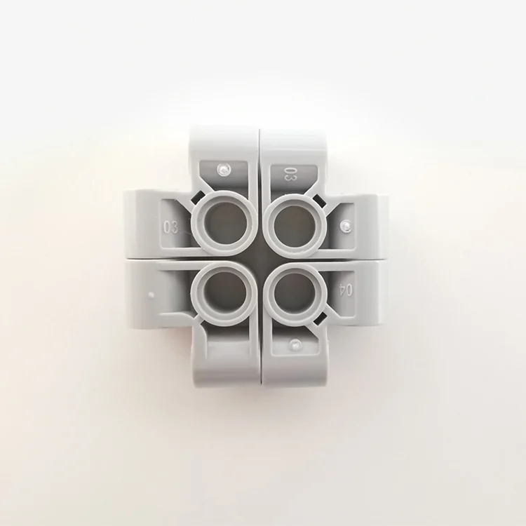 Technic Pin Connector Perpendicular   2 x 2 Bent  Plastic Toy Moc Small particles Brick Building Blocks Toys No.44809