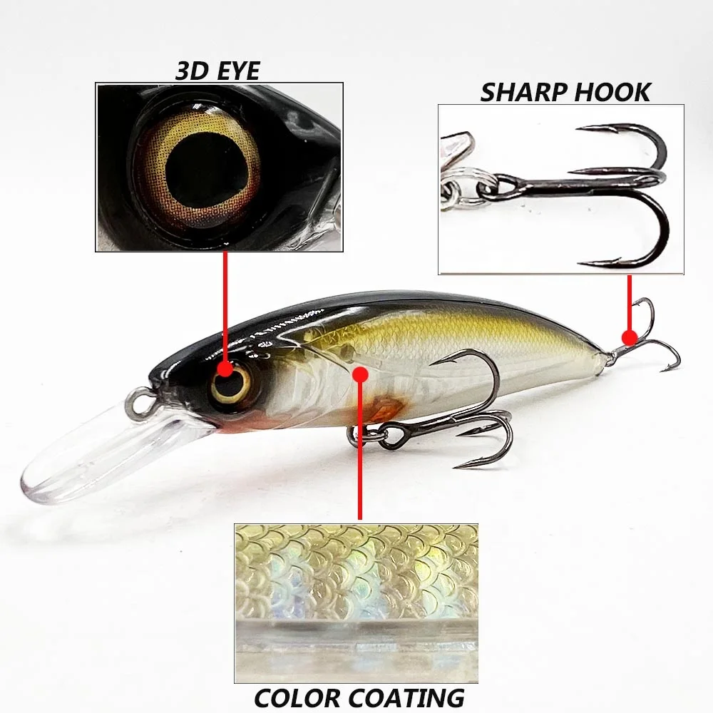 Alpha 13cm/23g Artificial Minnow Lures Wholesale Fishing Tackle Fishing Stick Bait Hard Baits