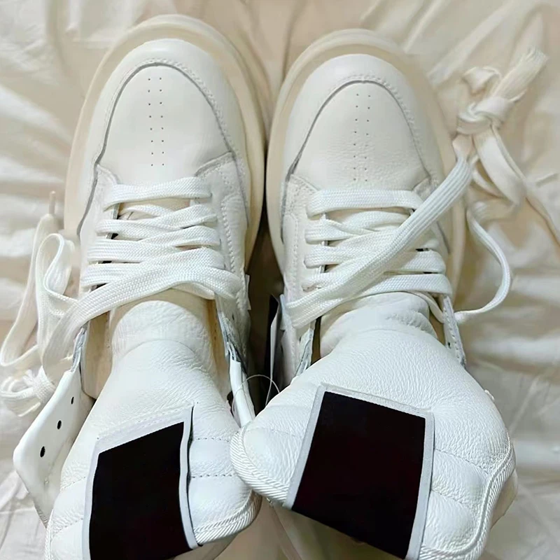 Original Customize Logo Men Blank Skateboard Manufacturer Custom High Cut Leather Walking Sneaker Shoes