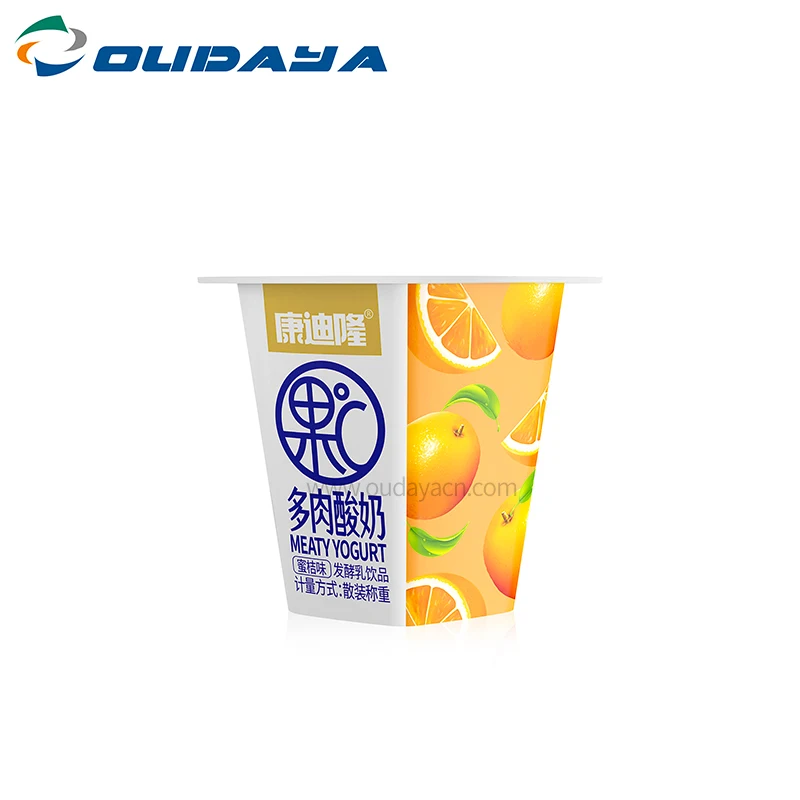 disposable plastic cup for yogurt packaging small jelly cup coffee drinks cup