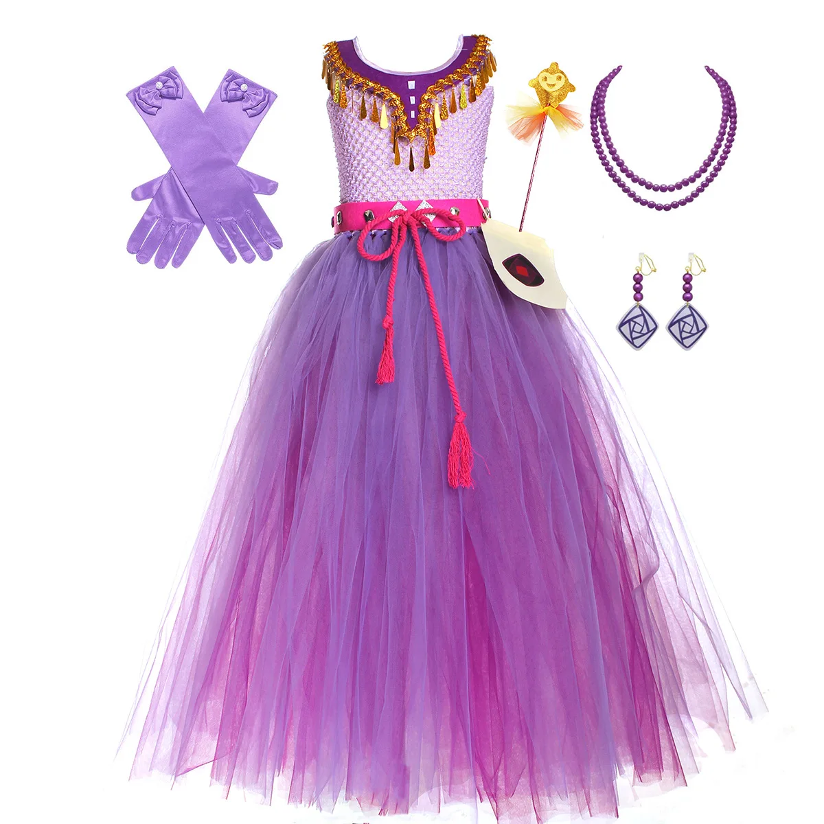 Anime Cosplay Princess Dress For Girl Movie Wish Cosplay