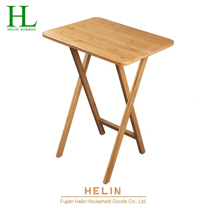 Bamboo Folding Snack Table Camping Folding Table Camping Table