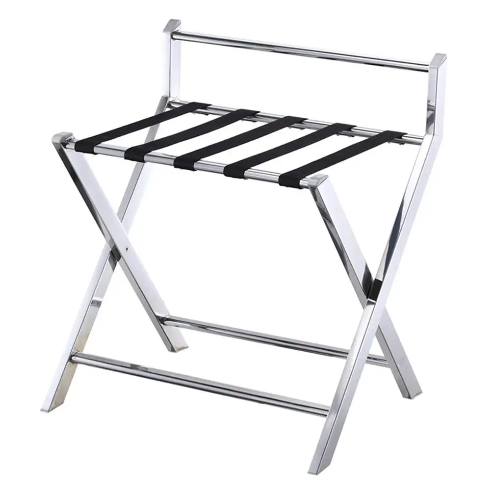 Современная нержавеющая сталь высокого качества отель багажная стойка для гостиничного номера