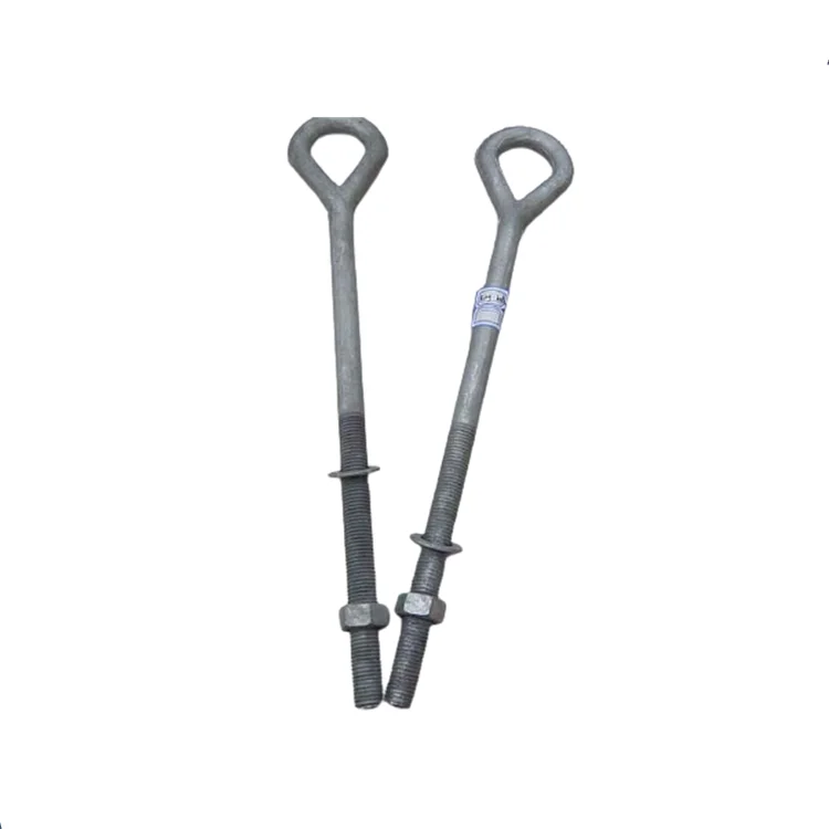 yipeng square nut HDG bolt pigtail hook for sale