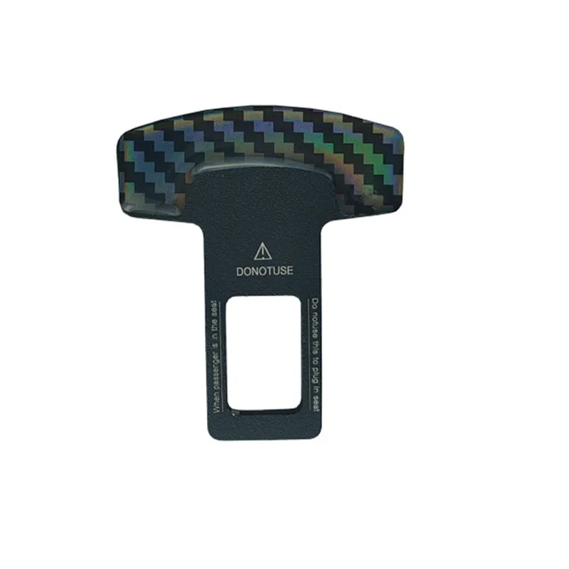 Guwo Factory Direct Supply Car Seat Belt Buckle Safety Alarm Seat Belt Buckle Quality Alarm Stopper Clip