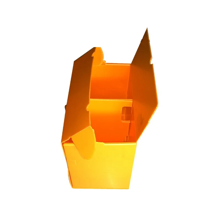 Hot sale trade assurance clear color corrugated storage moving  plastic box carton tray for European market