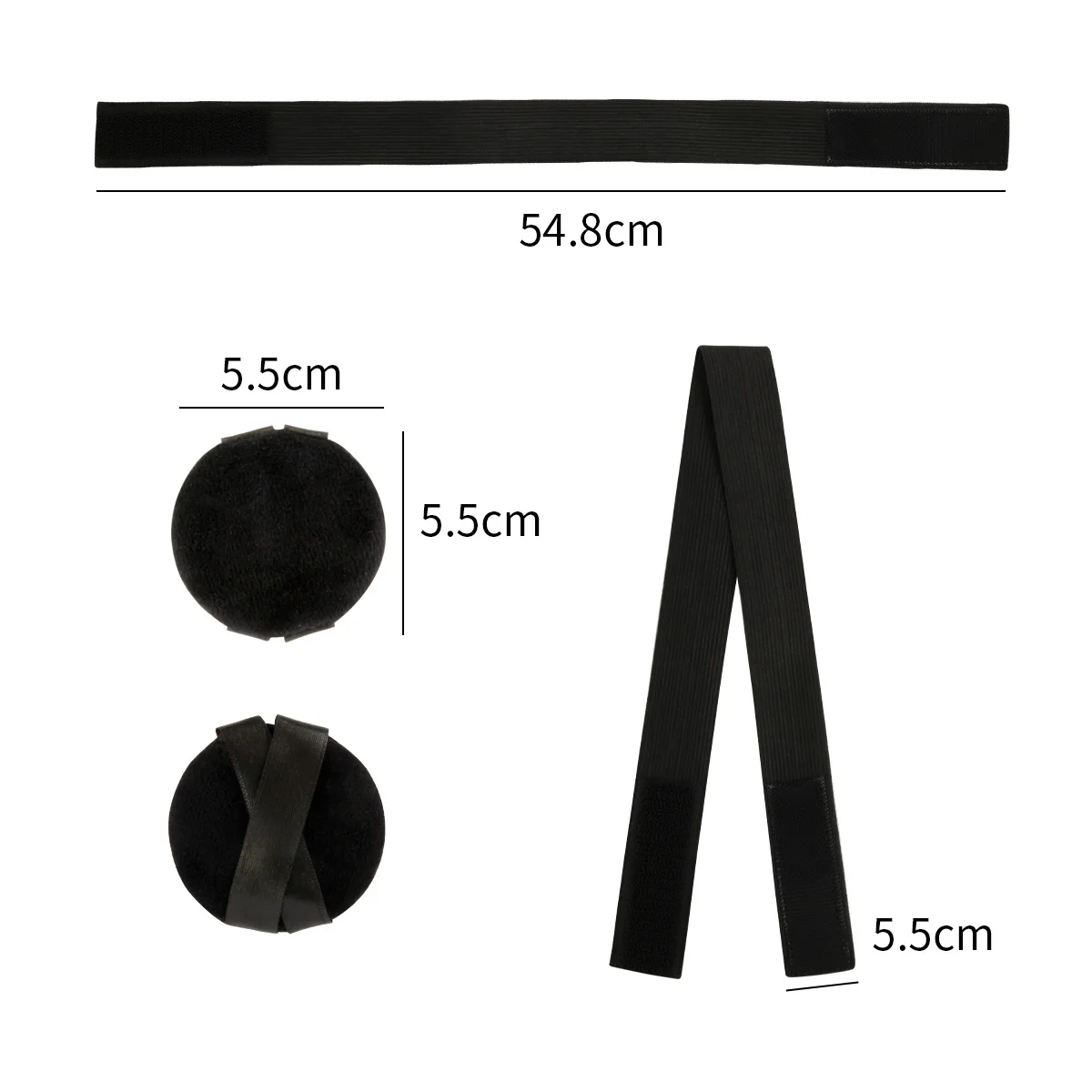 Hair Extension Tool Custom Logo Wig Band With Ear Covers Fashionable Adjustable Braided Edge Head Bands Protective Wig Band