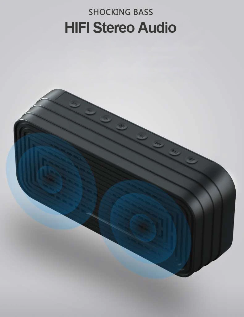 Potable Mini BT 2 In 1 Speaker  Led Display  Speaker Mobil 5.1 Divoom Speaker