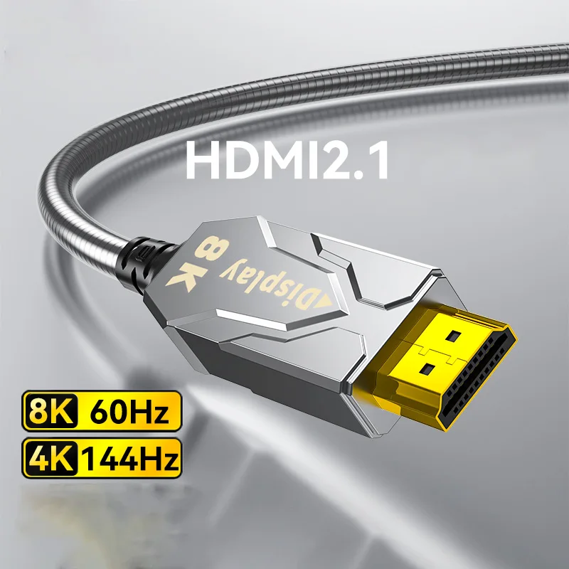 Armor HDMI Cable Wire Long Armored AOC 4K 8K 2.1 TV Fiber Optical HDMI Cable