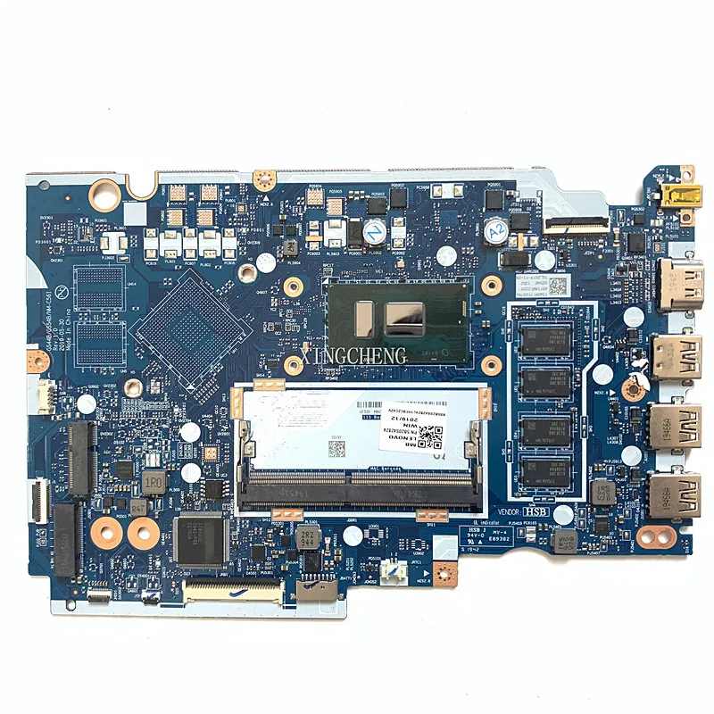 100% Working For Lenovo IdeaPad S145-15IKB Laptop Motherboard W/ I3-7020U 4GB RAM 5B20S42824 GS44B GS54B NM-C561 DDR4