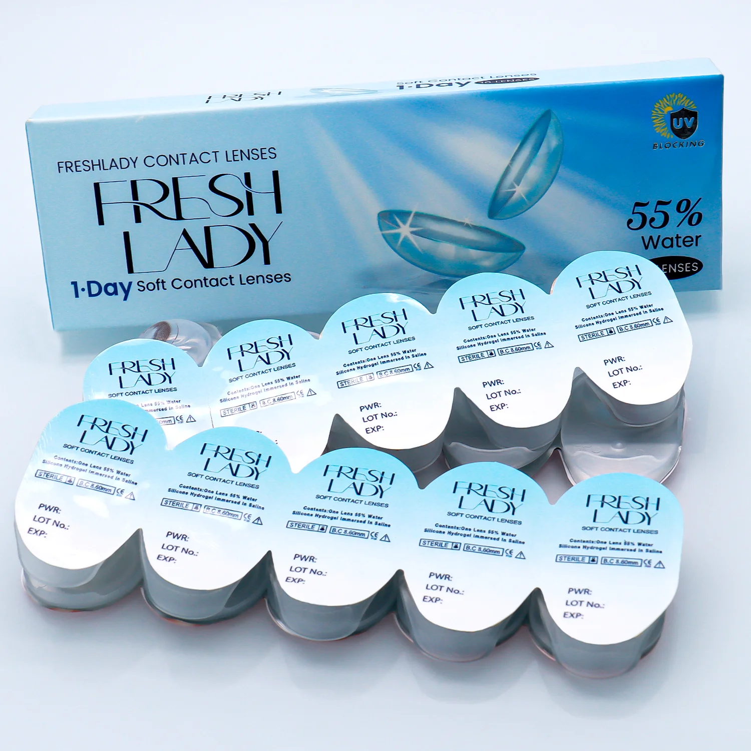Контактные линзы Fresh Lady Day новые модные цветные контактные для ежедневного использования оптовая продажа естественных цветов глаз