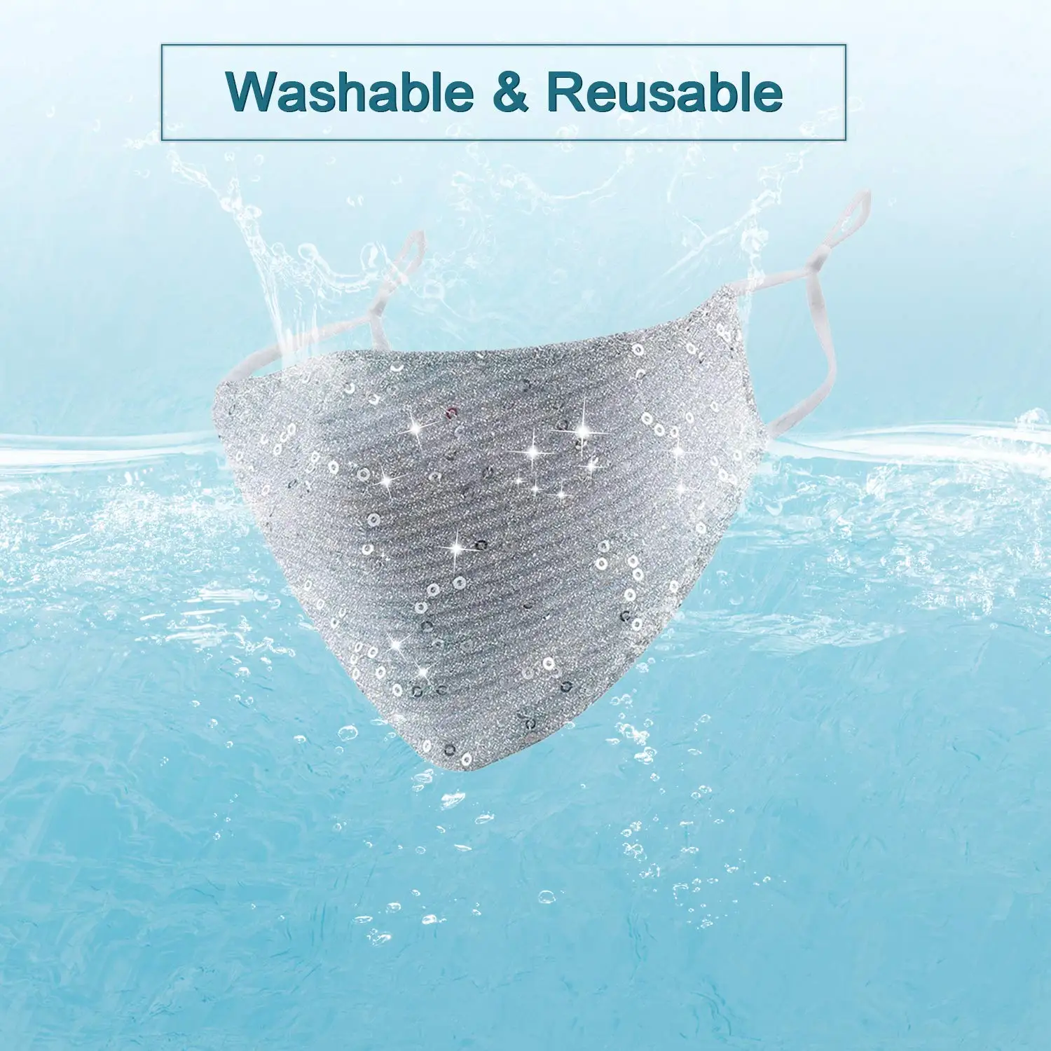 Face masks that can be washed outdoors Halloween Christmas masquerade girls kids