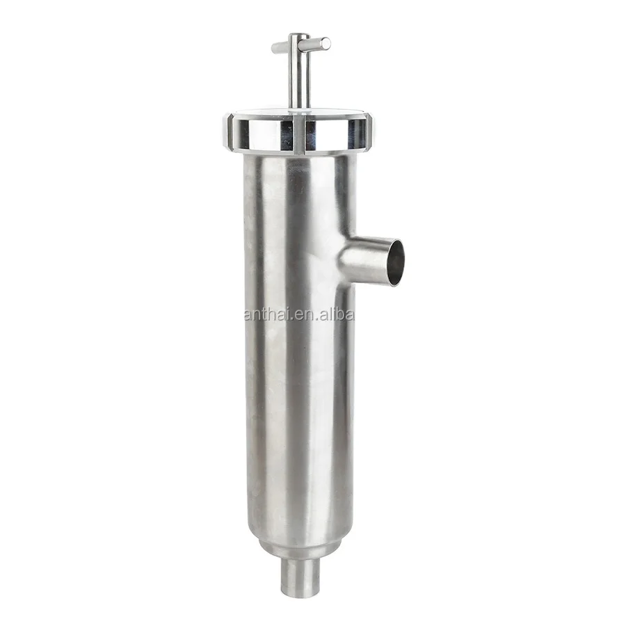 Factory direct sales Sanitary 304 316 Stainless Steel Butt Weld Angle Type Filter,Filter impurities,Filter screen,filter element