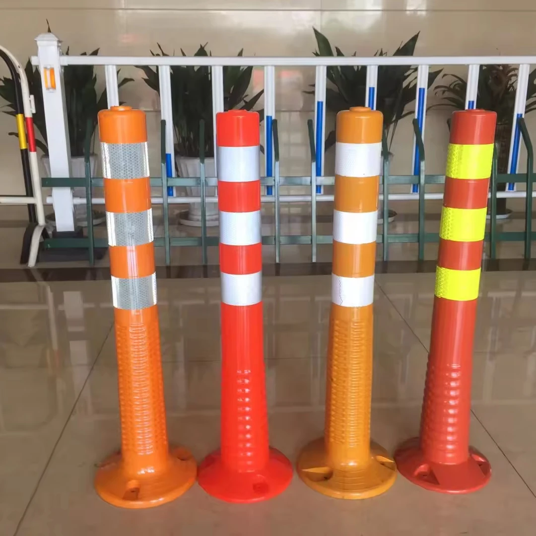 2024 CE high quality iron parking bollards metal safety barrier fixed metal safety parking bollard