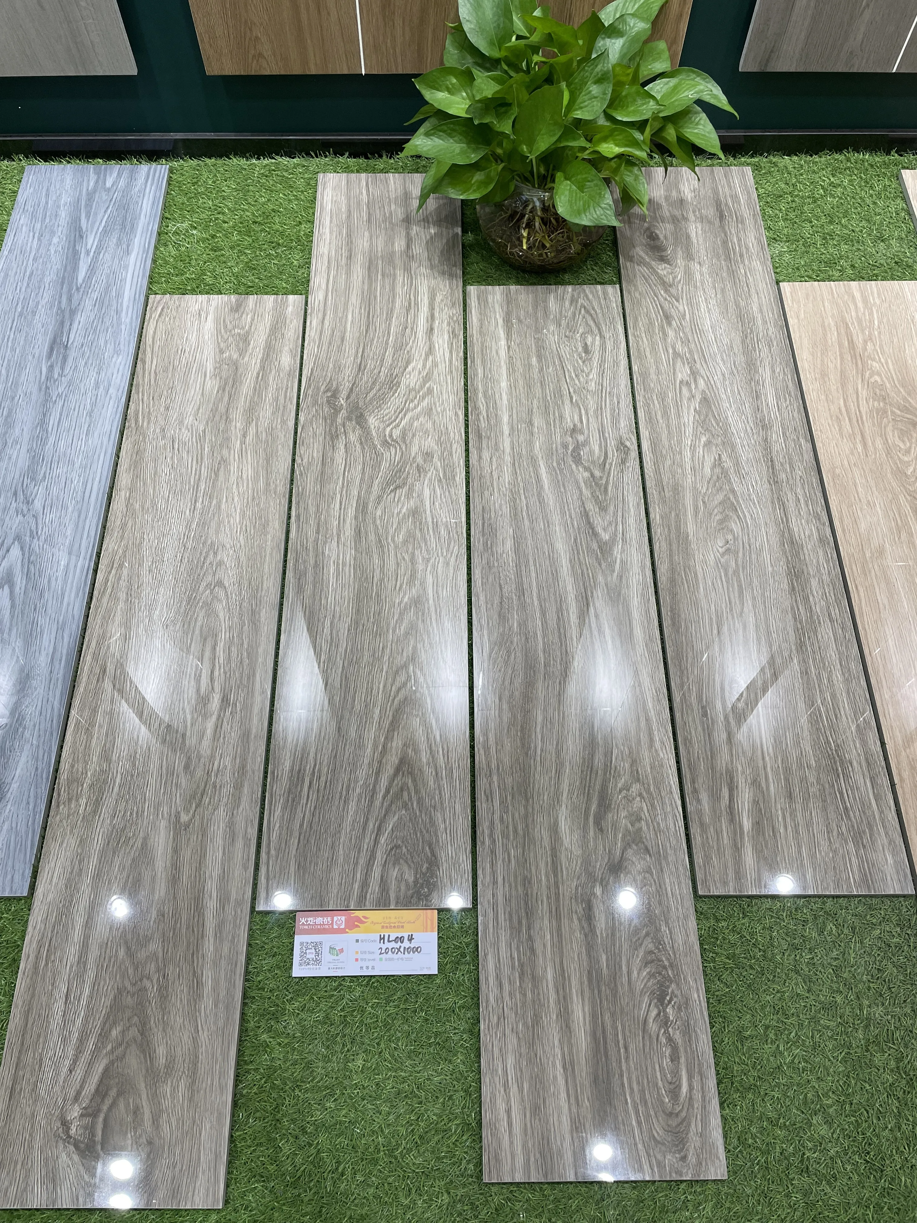 TORCH ceramic wood look tile vitrified timber tiles wooden for bedrooms porcelain luxury grain glossy floor tiled like wood-like