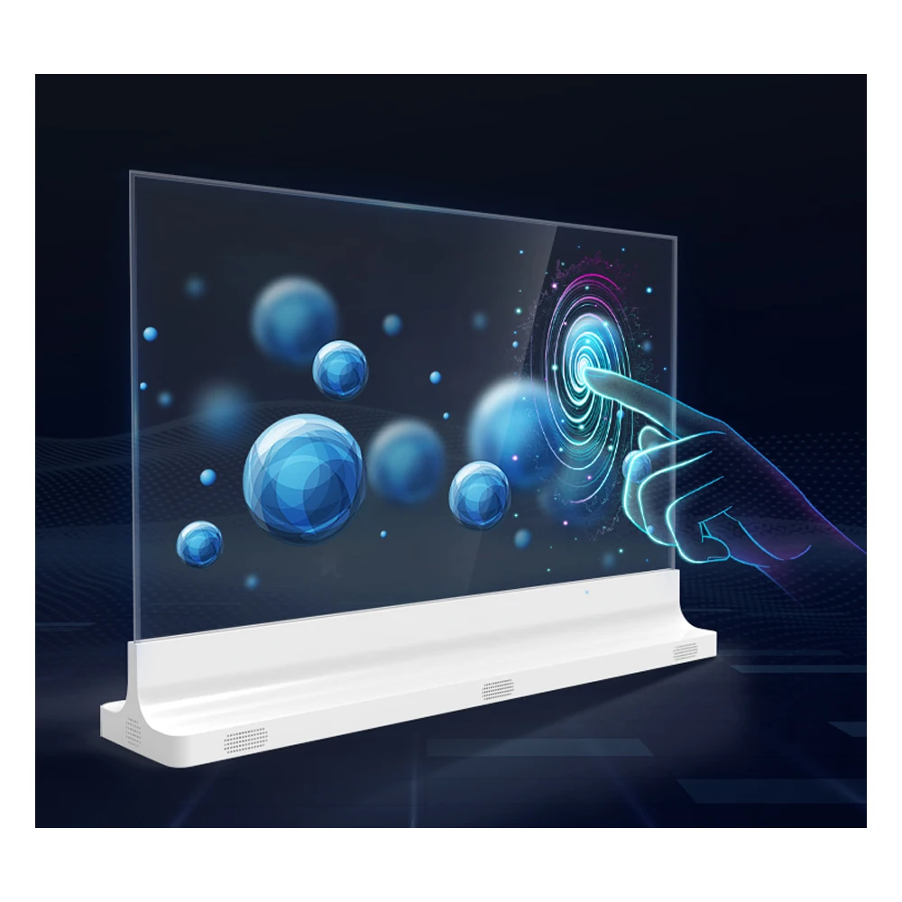 Original Import 55 Inch Touch OLED Transparent Screen In Landscape Self - luminous Deep Vivid High End Desktop In Stock