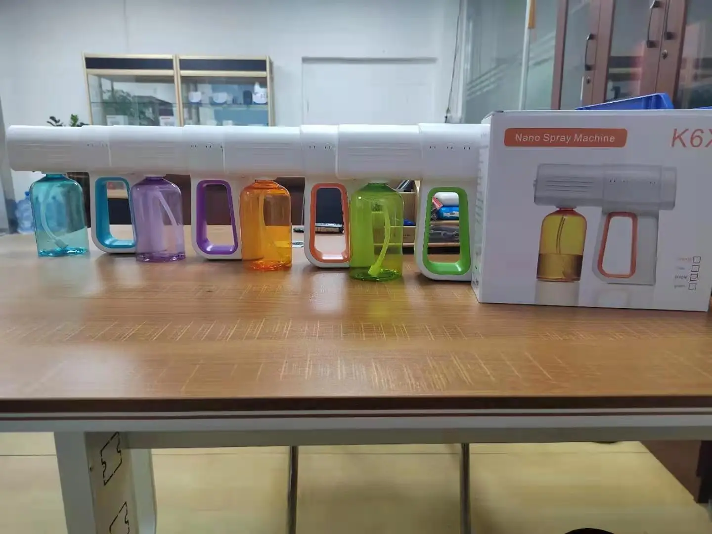 k6x Nano Mist Sprayer Portable Gun Wireless Handheld Nano Spray Gun Nano Sprayer Gun Disinfection