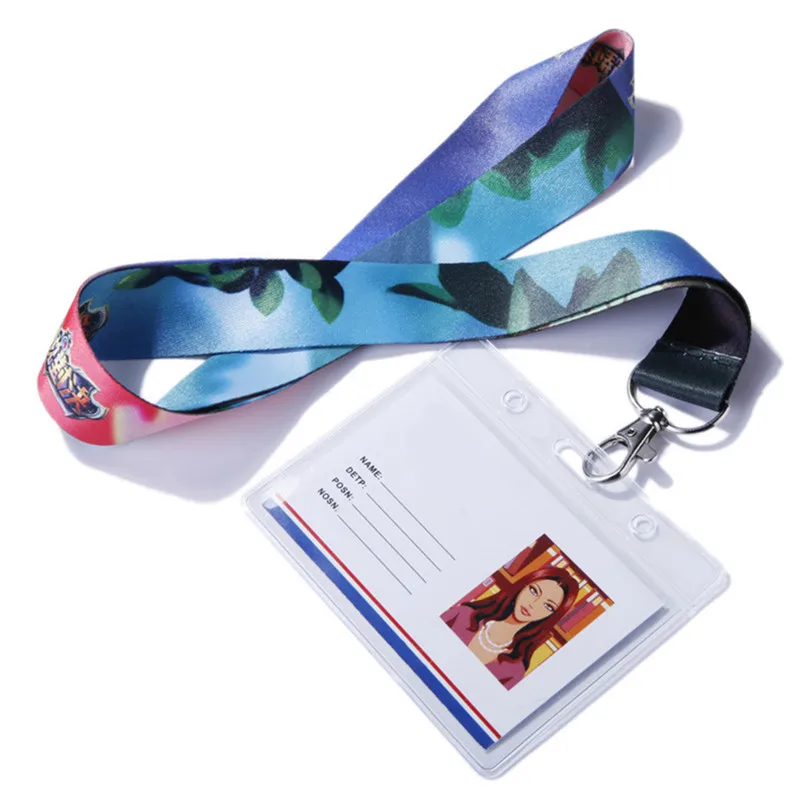 
SHTONE Factory Wholesale Hot Sale Cheap Price Wholesale Custom Neck Strap J Hook Embroidery Flower Lanyard 