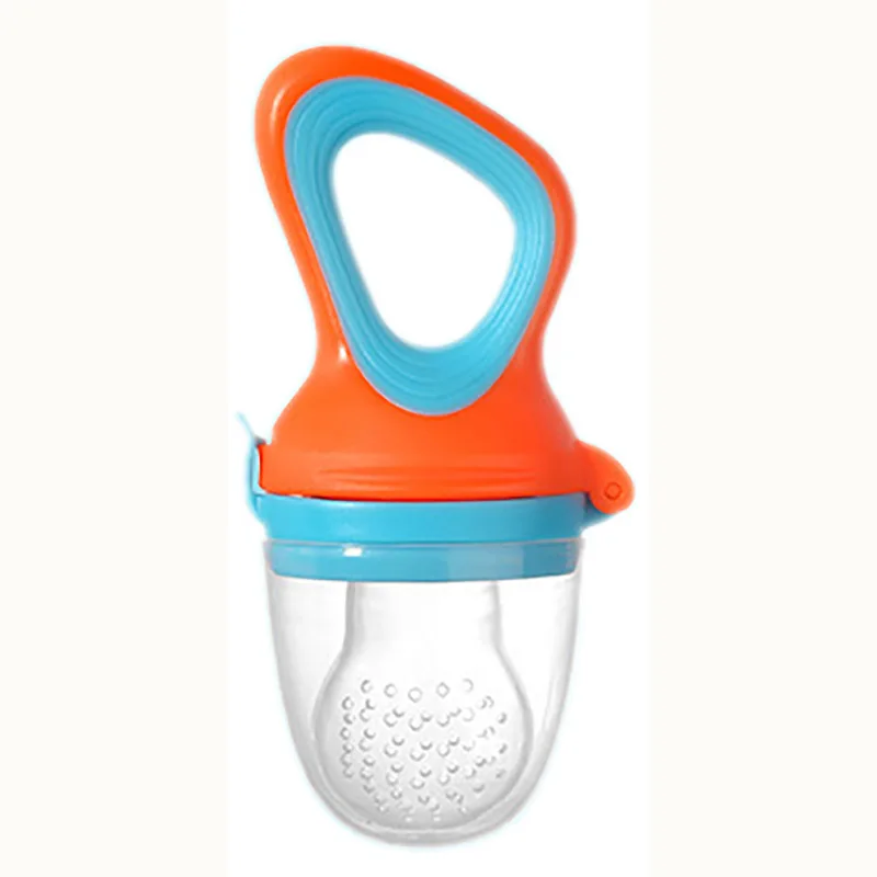 Baby Food Feeder Pacifier Fruit Pacifier Squeeze Station Baby Food Maker Dispensing Spoon Teething Toys