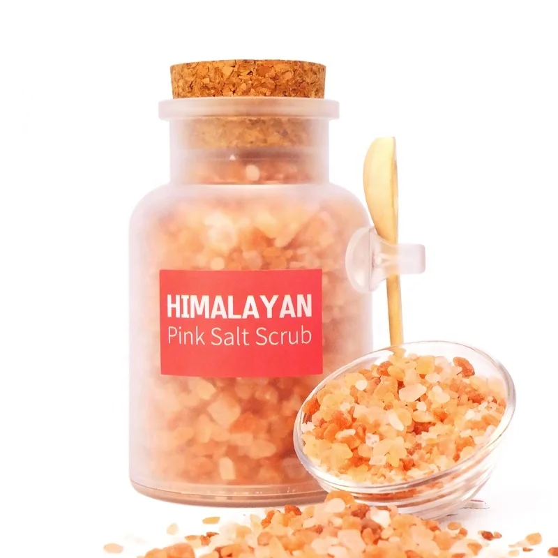 Pakistan Natural  Pink Himalayan Salt for Bath Custom Packaging with Fragrance or dried lavender/rose flower
