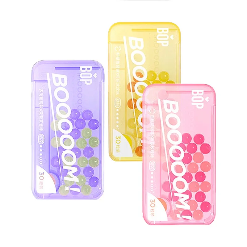 Crushball Menthol Fresh And Refreshing Blasting Beads Pop Menthol Balls Capsules food grade flavored pop capsules balls menthol