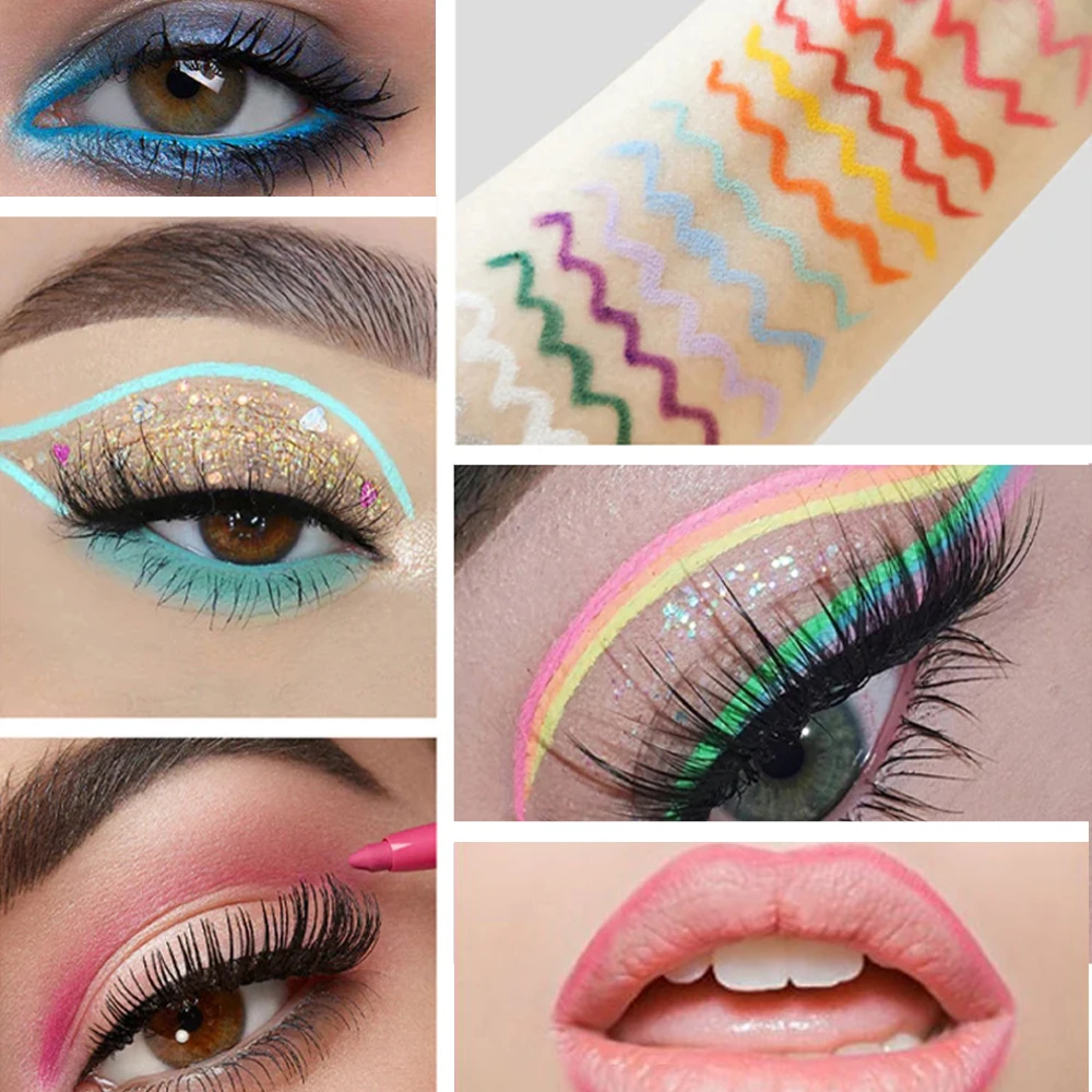 Waterproof Private Label Fashion Pencil Cosmetic Lip And Eyeliner