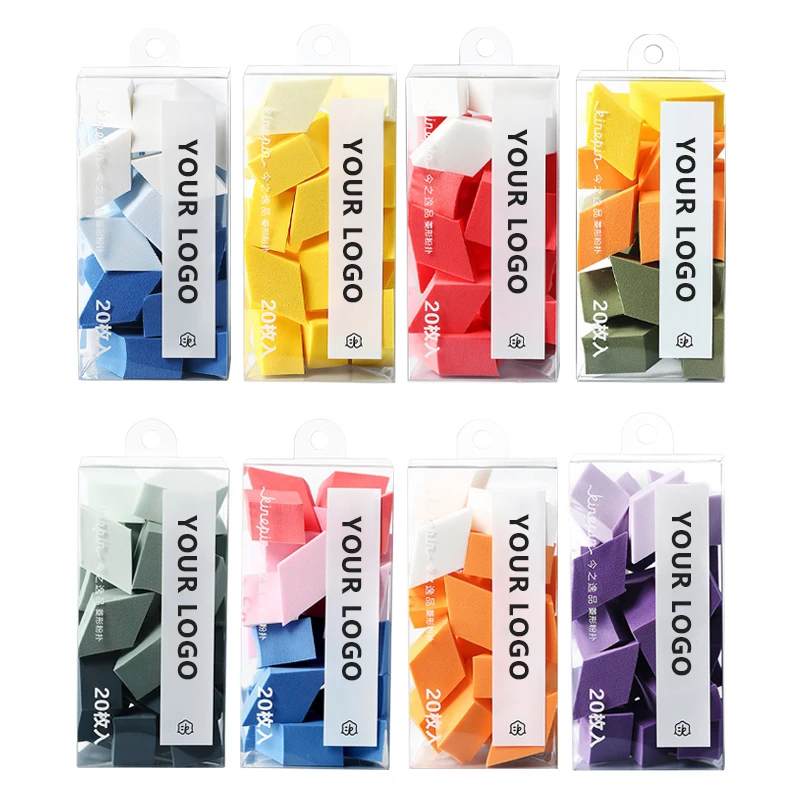 Wholesale Customized Transparent Plastic Beauty Sponge Powder Cosmetics Box PET/PVC Packaging Box