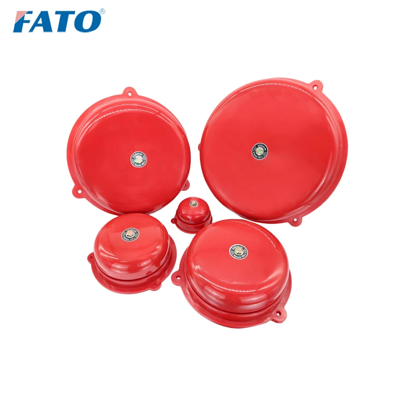 FATO EBL Series Electric Bell Fire Prevention High Decibel AC220V DC12V Alarm Bell Factory And School Use