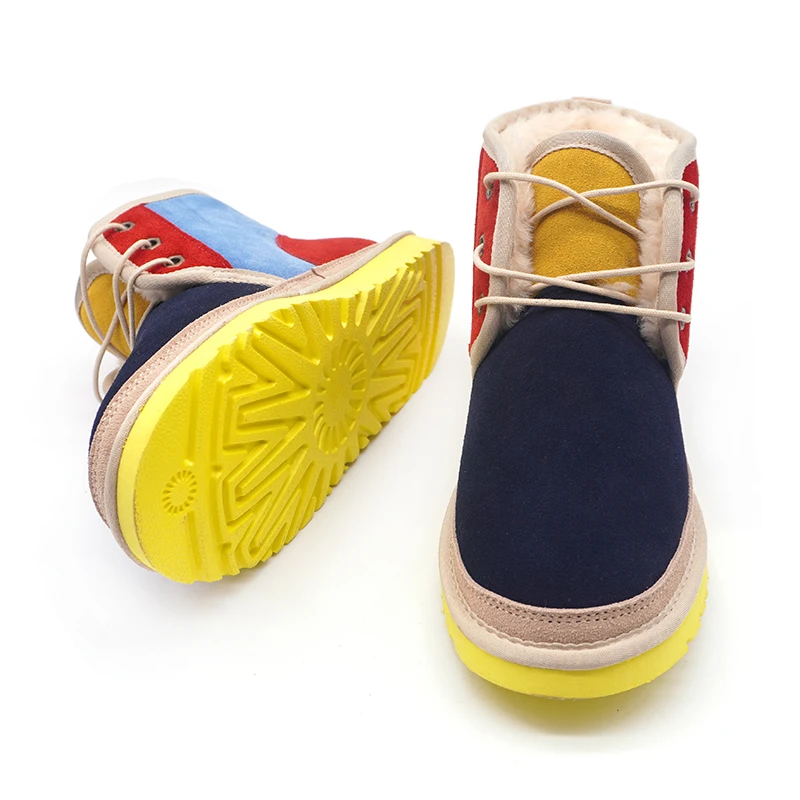 Factory wholesale Women Snow Boot Thick Soles Large SizeWinter cheap  fashion warm snow boots  hot selling   ladies winter boots