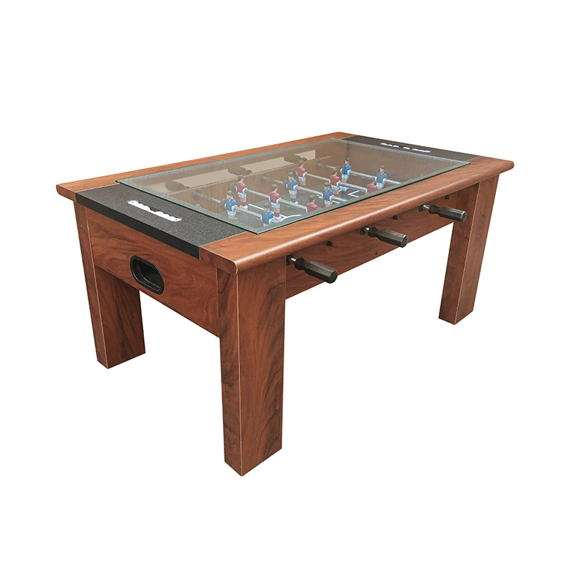 Стеклянный журнальный столик с детской ножкой, футбольный игровой стол, настольный стол для продажи