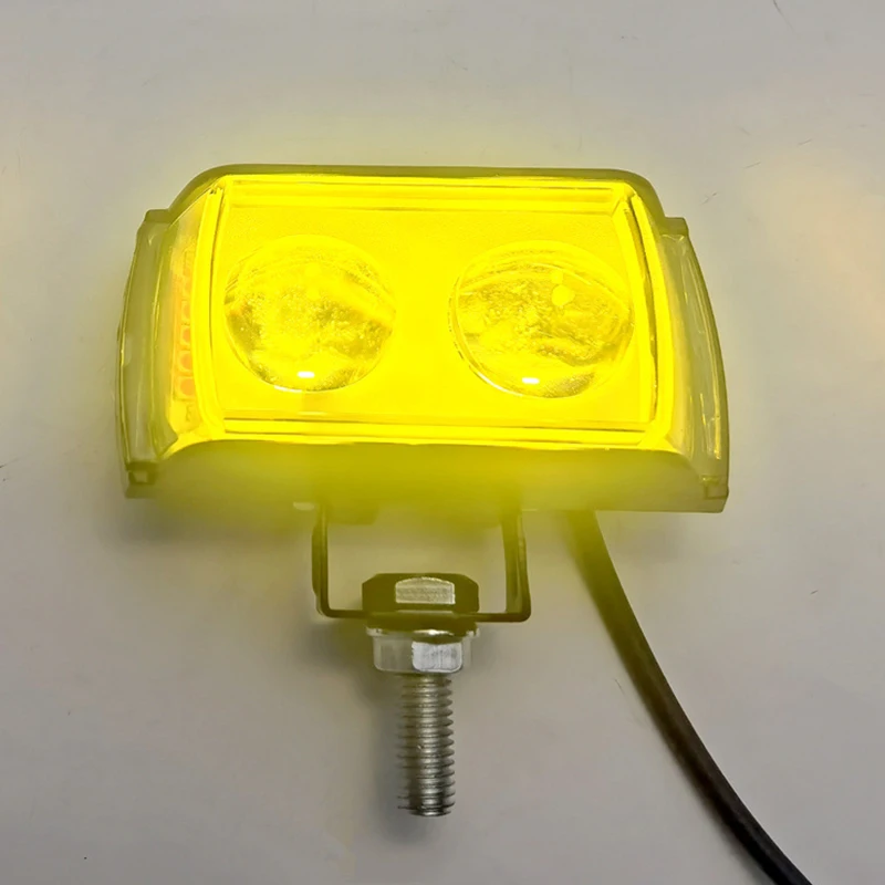 Owl lens yellow white bi-colors red blue flashing motorcycle lights Electric car LED spotlights Car off-road vehicle lighting